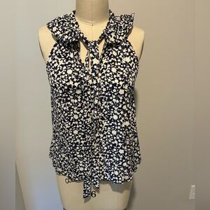 Blue and white floral Marc by Marc Jacobs blouse